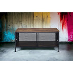 Table basse finition chêne antique