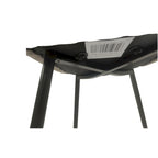 Ensemble de 4 chaises de salle à manger modernes avec pieds en métal noir