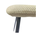 Ensemble de 4 chaises de salle à manger modernes avec pieds en métal noir