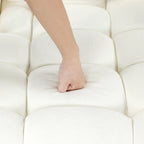 Canapé d'angle convertible surdimensionné en chenille de 110 pouces en forme de U avec lit gigogne, double méridienne de rangement et 2 ports USB