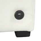 Canapé d'angle convertible surdimensionné en chenille de 110 pouces en forme de U avec lit gigogne, double méridienne de rangement et 2 ports USB