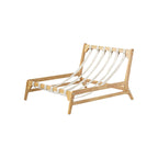 Pouf d'appoint grand format, pouf moelleux avec structure en bois massif, fauteuil lounge confortable garni de duvet