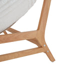 Pouf d'appoint grand format, pouf moelleux avec structure en bois massif, fauteuil lounge confortable garni de duvet