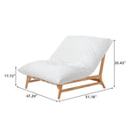 Pouf d'appoint grand format, pouf moelleux avec structure en bois massif, fauteuil lounge confortable garni de duvet