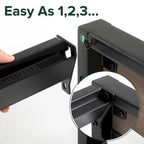 Priage par ZINUS, lauréat du prix GOOD DESIGN, lit plateforme 10 pouces en bambou et métal gris délavé