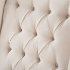 Fauteuil inclinable manuel rembourré de 27 pouces de large, fauteuil à oreilles avec pieds en bois