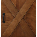 Table basse Bridgevine Home Farmhouse de 122 cm (48 po), aucun assemblage requis, finition whisky vieilli