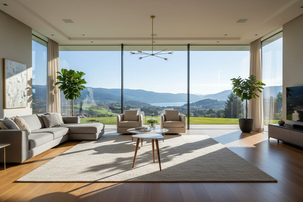 Table d'appoint triangulaire haute Utopia 19,88 avec pieds en bois évasés