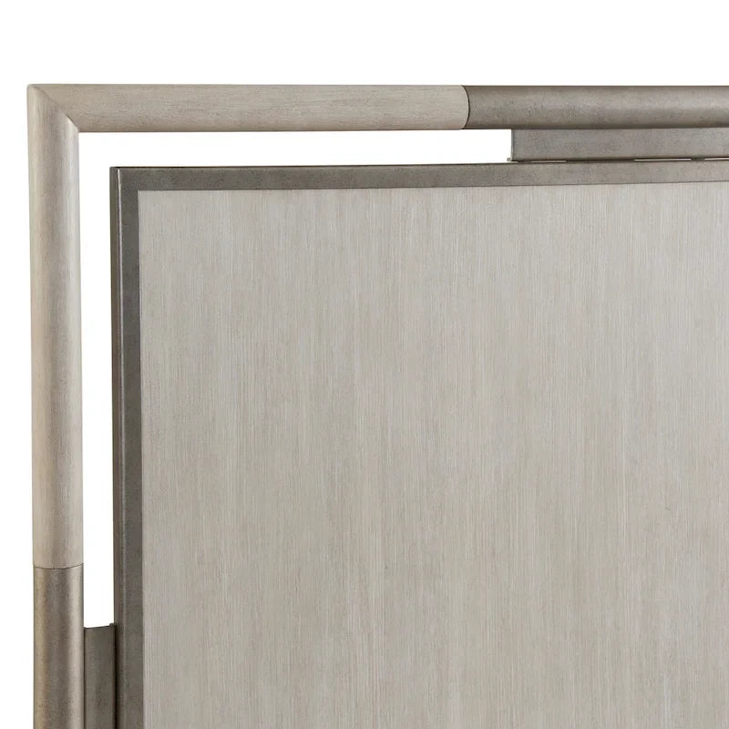 Lit Roundhill Furniture Mantalia en bois massif avec cadre en métal, couleur champagne