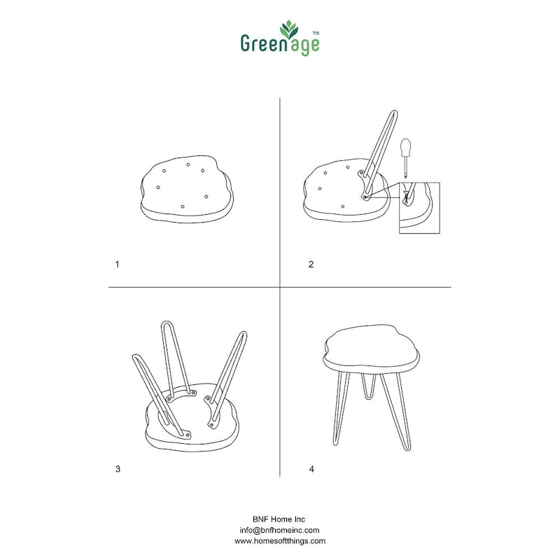 Petit support en racines de cèdre de forme naturelle avec 3 pieds en épingle à cheveux - 13,5 x 12 x 19