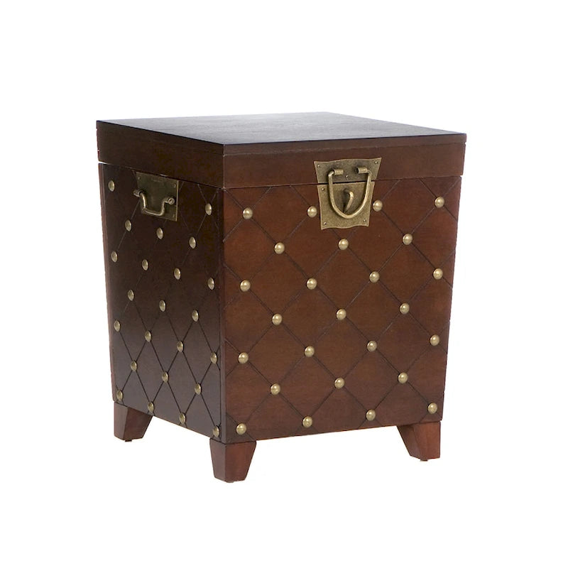 Coffre de table d'appoint Liatris Nailhead Espresso de SEI Furniture