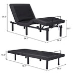 397 lb avec massage à 2 points, double moteur, télécommande sans fil, lit releveur électrique