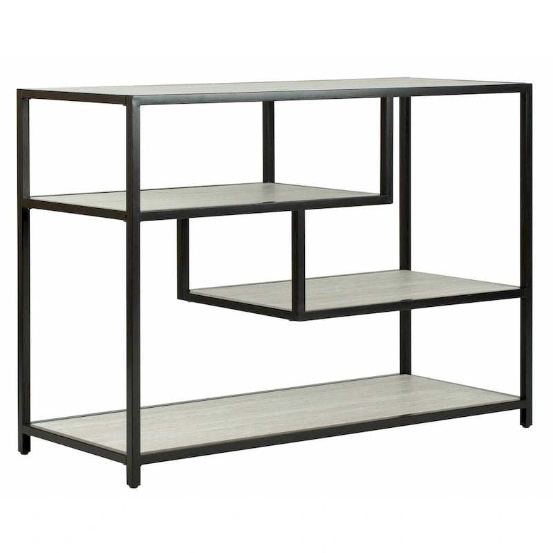 Console géométrique SAFAVIEH Fannye - 42 x 16 x 30,3 cm - 42 cm L x 16 cm P x 30 cm H