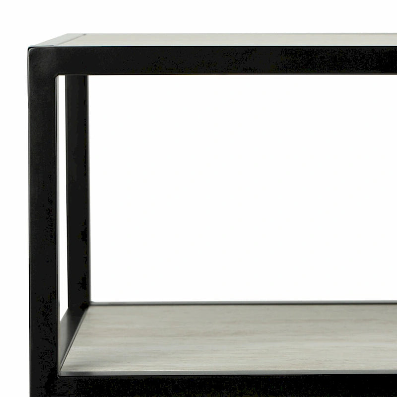 Console géométrique SAFAVIEH Fannye - 42 x 16 x 30,3 cm - 42 cm L x 16 cm P x 30 cm H