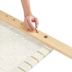 Sparta Twin/Full/Queen/King Vegan Leather Weave Headboard