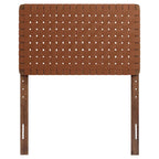 Tête de lit Sparta en cuir végétalien tissé pour lits jumeaux/grands/queen/king