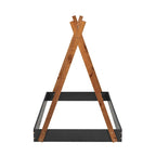 Lit de sol de tente avec structure triangulaire