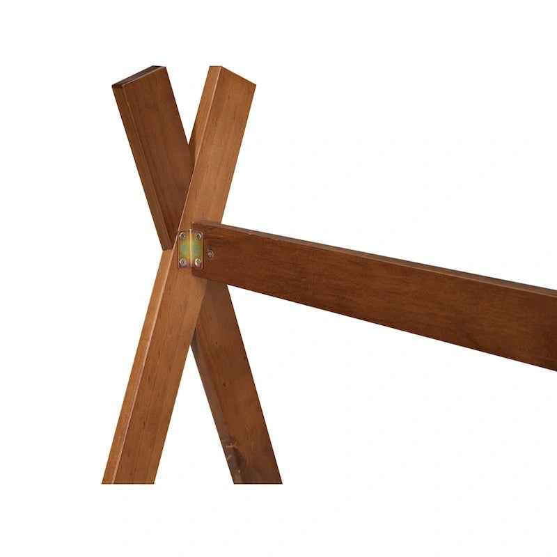 Lit de sol de tente avec structure triangulaire