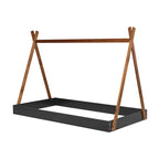 Lit de sol de tente avec structure triangulaire