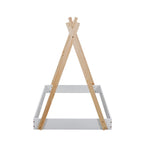 Lit de sol de tente avec structure triangulaire