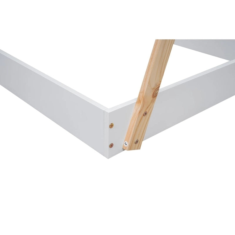 Lit de sol de tente avec structure triangulaire