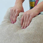 Canapé d'angle modulable convertible 5 places avec coussins, 2 x 120,45 cm, style minimaliste, pour salon