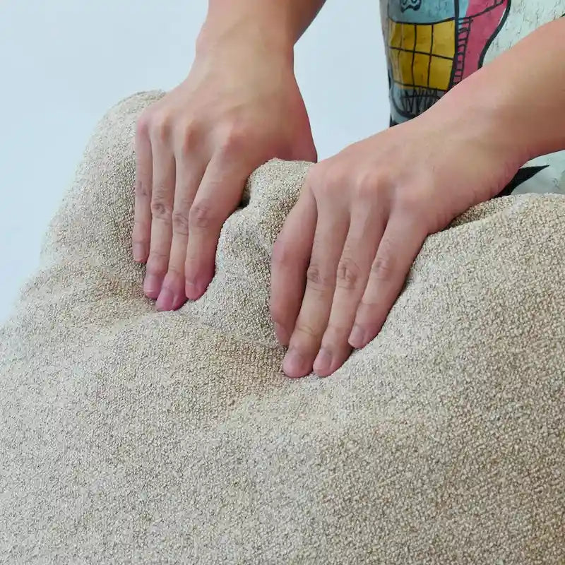 Canapé d'angle modulable convertible 5 places avec coussins, 2 x 120,45 cm, style minimaliste, pour salon