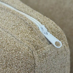 Canapé d'angle modulable convertible 5 places avec coussins, 2 x 120,45 cm, style minimaliste, pour salon