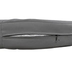 Fauteuil pivotant de jardin en rotin en forme d'œuf avec coussins et fonction bascule