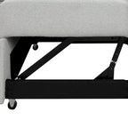 Canapé-lit d'angle rembourré avec pouf de rangement amovible, canapé-lit d'angle en forme de L