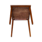 Table en bois finition expresso avec pieds de style Shaker de la collection Gray Barn Cattail Abode - Expresso