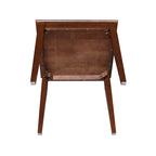 Table en bois finition expresso avec pieds de style Shaker de la collection Gray Barn Cattail Abode - Expresso