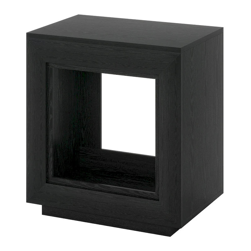 Table d'appoint rectangulaire de style campagnard de 60 cm (23,62 pouces), table de chevet pour salon