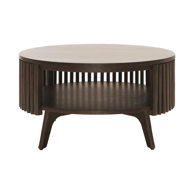 Table basse Sierra de Studio London, style moderne du milieu du siècle, avec rangement