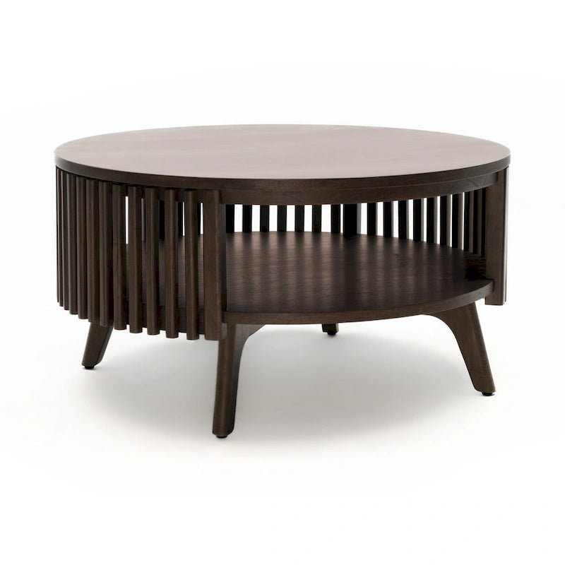 Table basse Sierra de Studio London, style moderne du milieu du siècle, avec rangement