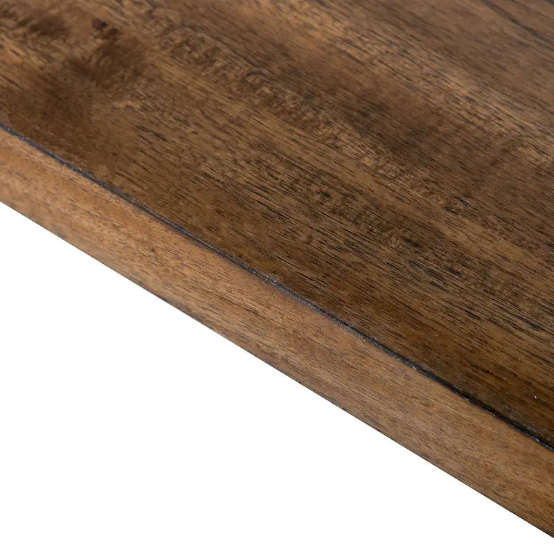 Table de salle à manger Drystan Rustic Brown en bois massif de 72 pouces de Furniture of America