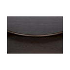Table basse ovale Pence de NADAAL STUDIOS, petite, marron foncé