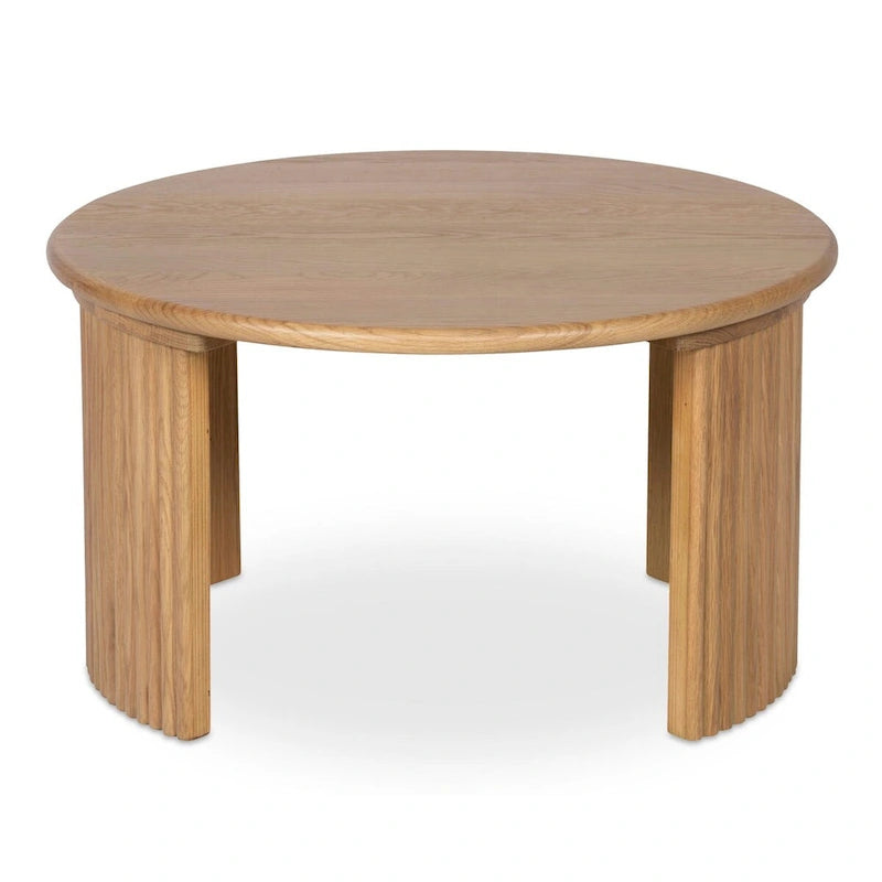 Table basse ovale Pence de NADAAL STUDIOS, petite, marron foncé