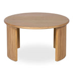 Table basse ovale Pence de NADAAL STUDIOS, petite, marron foncé